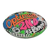 OPTIMUM Street Rugbyball - Ausgewogen und Reaktionsschnell für Präzises Handling und Kick für Höchstleistungen - Perfekt für Training und Spiel