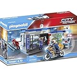 PLAYMOBIL City Action 70568 Polizei: Flucht aus dem Gefängnis, Für Kinder von 4-10 Jahre