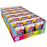 Frigeo Ahoj-Brause Bonbons – Frucht-Bonbons in vier prickelnden, süß-sauren Geschmacksrichtungen, Brause-Drops zum Lutschen mit Fruchtaroma, vegan, im Vorrats-Pack, 18 x 125 g