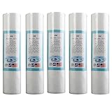 Kdouehg 5 Stueck Wasser Ablagerung Filter (5 Mikron) 2,5 'x 10' Muster