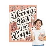 Erinnerungsbuch für Paare, Abenteuerbuch mit 58 Seiten für Paare – bedeutungsvolles Notizbuch mit Einband für Flitterwochen, Hochzeit, Valentinstag