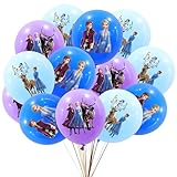 Frozen Luftballons（30Stück),Reiner Naturlatex, Das Bevorzugte Material ist Sicher und Ungiftig, Geeignet für Themenparty-Dekoration, Geburtstagsfeier, Abschlussfeier oder Weihnachten