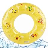 Schwimmreif Darryy Kinder Schwimmreifen, Schwimmring Kinder, Sommer, Poolparty, Schwimmreifen, Schwimmtier Kinder, Aufblasbares schwimmtier (Gelb 50)