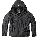 Surplus Raw Vintgae Herren Windbreaker Outdoor Jacke, schwarz, M