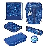 Herlitz Schulranzen SoftLight Plus Greenline Deep Sea