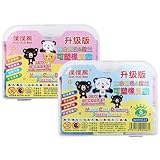 2 Sets geknetete Radiergummi-Knetmasse, 12 bunte Gummi-Radiergummis zum Zeichnen von Künstlern