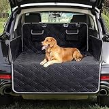 CALIYO Kofferraumschutz Hund, Wasserdicht Hundedecke Auto, Kofferraum schutzmatte Hund, Kombi, Van & SUV, Kofferraumdecke für den Hund mit Stosstangenschutz, Extra Stark Gepolstert.