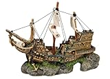 Nobby Aqua Ornaments 'SCHIFF' 33 x 13 x 23 cm