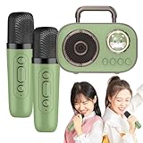 Karaoke-Set für Kinder, Mikrofon und Lautsprecher, kabelloser Lautsprecher mit Mikrofon, wiederaufladbares Audiozubehör mit langer Akkulaufzeit für Zuhause, Restaurant, Café