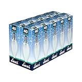 10 x Leuci Glühbirne Kerze 40W E14 MATT Glühlampe Kerzen Glühbirnen Glühlampen warmweiß dimmbar (matt, 40 Watt)