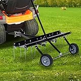 Rasen & Garten, Outdoor Elektrogeräte, Rasenlüfter & Entsperrer, Vertikutierer für Aufsitzmäher 100 cm
