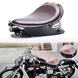 DREAMIZER Motorrad-Sitzkissen, Bobber-Sitz, Solositz, Einzelsitz, passend für Sportster XL883 1200 48 Forty Eight Softtail Dyna Street Glide Chopper.