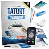 CRIMECASES Krimispiel: Tatort Traumschiff I Spannendes Mordfall lösen Spiel für Erwachsene für 1-6 Personen I Escape Room Spiel für zuhause ab 14 Jahren | Neuauflage