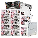 Einwegkamera-Bundle mit 10 x AGFAPHOTO LeBox Wedding 27 EXP Einwegkameras, Fotoalbum, Clikoze Fotografie Tipps Karte & Kamera Objektivtuch