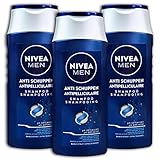 3 er Pack NIVEA MEN Shampoo Anti Schuppen 3 x 250 ml
