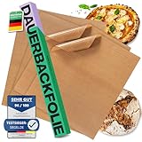 Netrox - Dauerbackfolie & Grillmatte (4er Set) für Backofen und Grill wiederverwendbar - extrem hitzebeständig, lebensmittelfreundlich - Backfolie Backpapier Backmatte - Backunterlage Matte (36x42cm)