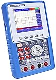 PeakTech 1220 – 1-Kanal Speicher-Oszilloskop (20MHz) & True RMS Multimeter mit USB-Schnittstelle & 3,8“ Farbdisplay, Tragbares DSO, Digitales Speicher Hand-Oszilloskop inkl. Koffer mit Zubehör