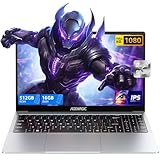 ACEMAGIC Laptop,Metallgehäuse,15,6 Zoll FHD,16 GB DDR4 512 GB SSD Notebook,Intel Quad-Core N97(bis zu 3,60 GHz) schlägt N5095,Leichter Laptop 15 Zoll mit WiFi,BT5.0,USB 3.2×2,Type C,HDMI(Silber)