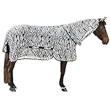 Kerbl RugBe Zebra Fliegendecke Ekzemerdecke Pferdedecke mit Halsteil 145 cm