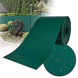 PROTECTO Smart PP Sichtschutzstreifen für Doppelstabmattenzaun, 26 m Rolle (ca. 5 m²), Grün, Polypropylen Premiumqualität, UV-beständig