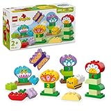 LEGO DUPLO Town Kreativer Blumengarten, Stapelspielzeug, lässt Kleinkinder ab 2 Jahren fantasievoll Spielen, Bauset zur Förderung der Fingerfertigkeit, Lernspielzeug für Vorschulkinder 10444
