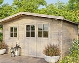 McGaRDEN Gartenhaus Gerätehaus Holzhaus Blockhaus Schuppen 4x3m