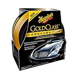 Meguiar's Gold Class Carnauba Plus Premium Paste Wax 311g – Langanhaltende Carnauba-Polymer-Mischung für tiefen Glanz und reflektierende Oberfläche, sicher für Klarlack und glänzende Lackierungen