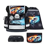 Belmil Classy Schulranzen Set 4 - teilig (403-13/AG/S) (Race it)