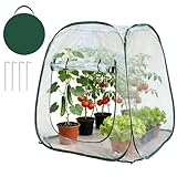 Mini-Gewächshaus für den Außenbereich, Winterschutz für Pflanzen, Gewächshaus, für Anfänger, Terrasse, Balkon, Garten, Bauernhof, Gemüse, Frühbeet