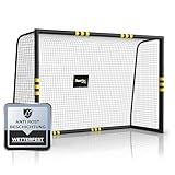 Racetex Fussballtore für Garten Kinder und Erwachsene mit [Anti-Rost Beschichtung] - Fußballtor Kinder inkl. Erdanker für optimalen Halt - Fußball Tor mit rundum Polsterung (240cm x 160cm)