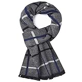 CUNDOU Kaltes Wetter schal Dick kaschmir schal herren cashmere schal herren Warmer weicher Wollschal für den Winter Herbst