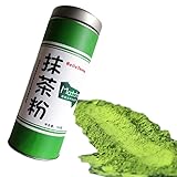 150g Natürlicher loser Matcha-Grüntee - original duftender Matcha-Kräutertee aus China grünes Bio-Lebensmittel ohne Zusätze mit intensivem Aroma und sanftem Geschmack