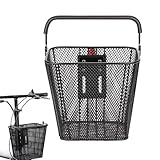 Korb für Scooter, Schnellbefestigung mit Griff, Fahrradkorb, Halterung auf Lenker, für Straße, Berg, Elektroroller, Radfahren, Stadtfahrten, Outdoor, Cargo, Lebensmittelgeschäft