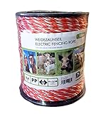 Weidezaunseil Ellofarm Standard rot weiß, 4mm ø 200m