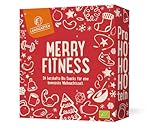 UMBRELLA® BIO Adventskalender 2025 Merry Fitness – herzhafte Snacküberraschungen | Nüsse, Saaten, Protein | Für Sportbegeisterte & bewusste Ernährung | Vegan, ballaststoffreich
