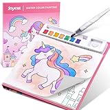 JoyCat Malbuch mit Wasserfarben für Kleinkinder ab 3-8 Jahren, Aquarell Malset für Kunst & Basteln, Lernspielzeug als Geburtstagsgeschenk für Jungen und Mädchen
