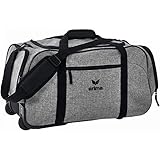 Erima Reisetasche Travel Line Rollentasche Grau Melange/Schwarz M