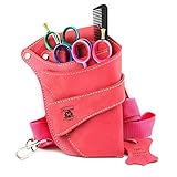 Haryali London Haarscheren Tasche - professionellen Haarscheren Tasche - Scherentasche - Rosa Farbe Scherentasche – Damen Salon Schere-Tasche – Tasche halter für Scheren, Rasierhobel und Kämmen