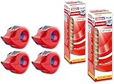 tesa transparent, 2 Office-Boxen 10m x 19mm (+ 4 Handabroller Mini)