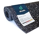 diconfa Bautenschutzmatte BREITE 250mm 25cm 0,25m WÄHLBAR == Dicke: 3 bis 20mm - LÄNGE: 0,05m bis 10m - Auswahl: 2,55m 255cm lang, 20mm stark - Gummimatte Meterware Gummigranulat-Matte Bodenbelag