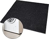 Mario10 Anti-Vibrationsmatte für Waschmaschine unter dem Gerät, rutschfeste Gummimatte, leicht zuschneidbar, rutschfeste Gummimatte, 60 x 60 cm (60 x 60 x 0,5)