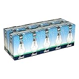 10 x Leuci Glühbirne Birnenform A55 60W E27 klar Glühlampe Glühbirnen Glühlampen warmweiß dimmbar (60 Watt)