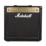 Marshall MG50GFX Gitarren-Combo-Verstärker mit integriertem FX Übungsverstärker geeignet für E-Gitarre - Schwarz und Gold