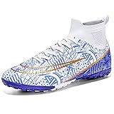 sudorun Fußballschuhe Kinder Kunstrasen Fussballschuhe Hallenschuhe Für Jungen Mädchen TF Turf Trainingsschuhe (Dw,1101 TF Bai_36)
