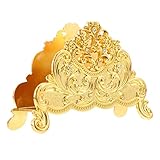 Cabilock Leichter Luxus-Serviettenhalter Gesichts- Taschentuchhalter Maske Visier nass napkin holder geschirrhandtuchhalter Desktop-Serviettenhalter Gewebezubehör Zinklegierung Golden