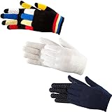 PFIFF 011278 Kinder Noppen Handschuhe, Reithandschuhe, Einheitsgrösse, Blau