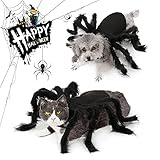 Halloween Haustier Kostüm,Hundekostüm Spinne , Plüsch , Katzen Urlaub Dekoration, Pet Cosplay Party Halloween Special Events für Hunde,