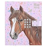 Depesche 12051 Miss Melody - Tagebuch mit Zahlen-Code und Sound, Buch mit Pferde-Motiven und 80 linierten, bunt illustrierten Seiten