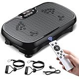 Vibrationsplatte für Zuhause, Rüttelplatte mit 120 Stufen 5 Modi