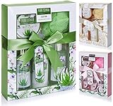 BRUBAKER Cosmetics Bade- und Dusch Set Aloe Vera - 5-teiliges Geschenkset